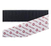 Velcro® E08802033013025 Bandelette Auto-agrippante à Coller Partie Crochets (L x l) 25000 mm x 20 mm Noir 25 m