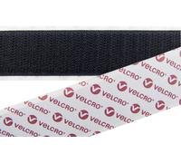 VELCRO® E088025330F1825 Bande auto-agrippante à coller partie crochets (L x l) 25000 mm x 25 mm noir 25 m