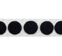 VELCRO® E20101933011425 Pastilles rondes auto-agrippantes à coller partie velours (Ø) 19 mm noir 1120 pc(s)