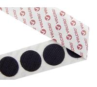 VELCRO® E28801533011425 Pastilles rondes auto-agrippantes à coller partie crochets (Ø) 15 mm noir 1300 pc(s)