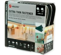 VELCRO® Extra Thin Fastener 5m bande à crochets 5m bande à boucles, crochet & boucles 20mm noir