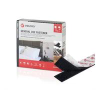 VELCRO® General Use Fastener 5m bande à crochets 5m bande à boucles, crochet et boucles 20mm noir
