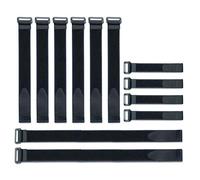 Velcro Lot de 12 sangles de câble réutilisables avec boucle de différentes tailles 20,3-30,5-45,7 cm - Sangle multi-usage VEL-30100-AMS