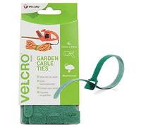 Velcro Marque Attaches De Câble De Jardin, Accessoires De Jardin Multi-Usages Parfaits, Attachent Et Rangent Les Câbles, Vert, 12 Mm X 38 Cm, Lot De 6