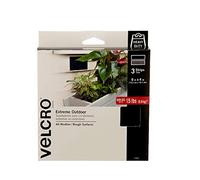 Velcro Marque - Force industrielle - Extreme - 2 ensembles 6" x 4" Strips Noir
