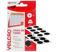 Velcro Pastilles rondes auto-agrippantes VEL-EC60228 Ø16 mm noir 16 paires