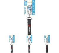 VELCRO Marque | Petite Sangle de Suspension Facile | Sangle de Rangement Ultra-Résistante pour L’amélioration de la Maison et L’organisation | Noir | Supporte Jusqu’à 45 kg | 25 mm x 405 mm (Lot de 4)