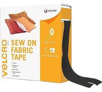 Velcro Marque, Ruban Adhésif À Coudre Auto-Agrippant Pour Tissu, À Crochets Et Boucles, Qui Se Coupe À La Longueur Désirée & Parfait Pour Les Activités De Couture, Noir 50 Mm X 10 M