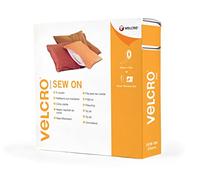 Velcro Marque, Ruban Adhésif À Coudre Auto-Agrippant Pour Tissu, À Crochets Et Boucles, Qui Se Coupe À La Longueur Désirée & Parfait Pour Les Activités De Couture, Beige 20 Mm X 10 M