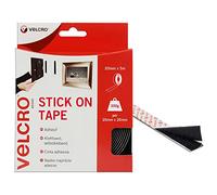 Velcro Marque, Ruban Adhésif Auto-Agrippant À Crochets Et Boucles, Qui Se Coupe À La Longueur Désirée & Parfait Pour La Décoration De Pièce, Maison, Bureau, Dans Le Garage, Noir 20 Mm X 5 M