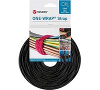 Velcro® One Wrap® Lot de 100 serre-câbles Noir 20 x 200 mm