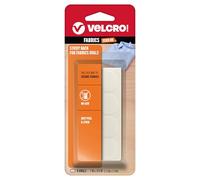 Velcro (R) Marque Attaches Dos adhésif pour Tissus : Aucune Couture nécessaire - 2,5 cm x 3/4 ovales, 8 Jeux - Blanc