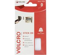 VELCRO® VEL-EC60224 Bande auto-agrippante à coller partie velours et partie agrippante (L x l) 500 mm x 20 mm blanc 0.5 m