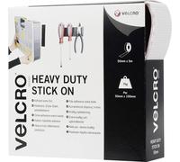VELCRO® VEL-EC60244 Bande auto-agrippante à coller partie velours et partie agrippante, extra-fort (L x l) 5000 mm x 50 mm blanc