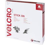 VELCRO® VEL-EC60355 Bande auto-agrippante à coller partie velours et partie agrippante (L x l) 25000 mm x 20 mm noir 25 m