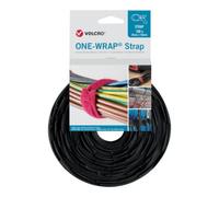 Velcro® One Wrap® Lot de 100 serre-câbles Noir 20 x 200 mm