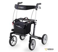 Veleco Flexo rollator pliable en aluminium, livré monté