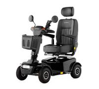 Veleco Jumpy : Trottinette de mobilité avec régulateur de vitesse et siège capitaine rotatif (NOIR)