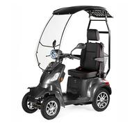 VELECO Toit plus rapide avec siège capitaine réglable - Dispositif de mobilité ultime entièrement assemblé - Aide aux personnes handicapées (gris)