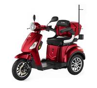 VELECO Véhicule de mobilité 3 Roues Senior/Pour Handicapés DRACO (Rouge)