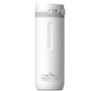 VELETA PEAK Bouteille d'eau de sport isotherme en acier inoxydable avec ouverture rapide et bouton poussoir Maintient froid 12 h / chaleur 8 h 600 ml