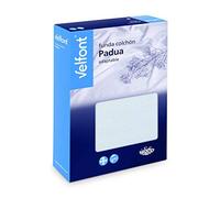 Velfont Housse de Matelas élastique padoue Blanche 135Cm, Draps Housses Protège Matelas