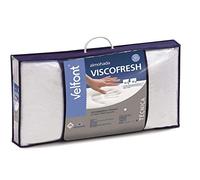 Velfont - Oreiller viscoélastique perforé Viscofresh avec double housse 100% coton Thermo-régulateur (135cm)