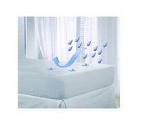 Velfont Protège-matelas imperméable et hyper respirant éponge en bambou anti-acariens pour lit double maxi 180 x 200 cm