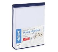 Velfont Protège Matelas Punto Coton Imperméable Respirant - 180x190/200 cm - Doux et Écologique