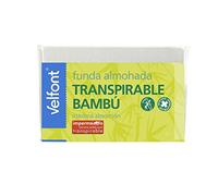 Velfont taie d'oreiller en Bambou imperméable Respirant hypoallergénique traité à l'Aloe Vera et en Bambou 90