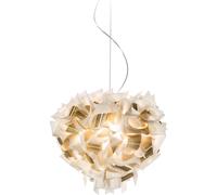 Veli Aurea Suspension Grand Blanc/Or Avec Câble Transparent