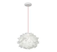 Slamp Veli Mini Single Suspension Couture Pendelleuchte, câble rouge
