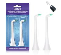 VELIDENT Lot de 2 brossettes interdentaires compatibles avec Philips Sonicare et Dontodent Click-on, brossettes interdentaires de rechange pour interdentaires, appareils dentaires, implants