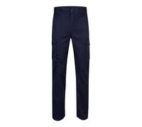Velilla 103000 Pantalon Confort Multipoches - Bleu Marine - Taille 56 | Pantalon confort multipoches, ceinture élastique, coutures contrastées, double couture de sécurité, vêtement de travail