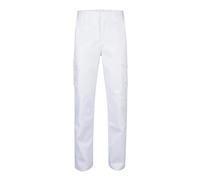 Velilla 103001 - Pantalon multipoches (taille 60) couleur blanc