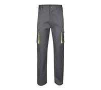 Velilla 103008S - Pantalon (taille 36) couleur gris et jaune fluor