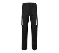 Velilla 103008S - Pantalon (taille 40) couleur noir et jaune fluor