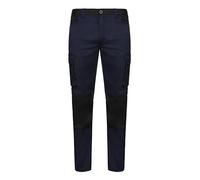 VELILLA 103031S Pantalon Stretch Bicolore, Bleu Marine/Noir, Taille 52, Bleu Marine et Noir, 52