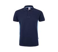 VELILLA 105504 - Polo Bicolore à Manches Courtes - Bleu Marine et Bleu Ciel - Taille XL