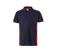 VELILLA 105504 - Polo Bicolore à Manches Courtes - Bleu Marine et Rouge - Taille XL