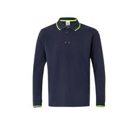 Velilla 105504 Polo bicolore manches courtes, Bleu Marine et Jaune, taille M