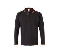 Velilla 105504 Polo bicolore manches courtes, bleu marine et orange, taille 2XL