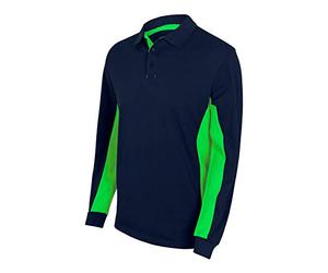 Velilla 105514 61/25 - A.NAVY/V.LIMA M - Polo bicolore à manches longues Bleu marine Taille M