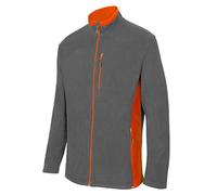 Velilla 105514 Polo bicolore manches longues, gris et vert citron, taille XL