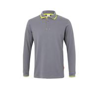 Velilla 105515 - Polo Bicolore à Manches Longues - Gris et Jaune Fluo - Taille XXL
