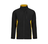 VELILLA 106004 Veste Soft Shell Bicolore, Noir et Jaune, Taille L, Noir/jaune, L