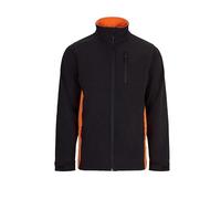 VELILLA 106004 Veste Soft Shell Bicolore, Noir et Orange, Taille L, Noir/orange, L