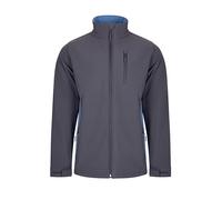 VELILLA 106004 Veste softshell bicolore, gris et bleu ciel, taille XS, Gris/bleu, XS