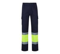 VELILLA Pantalon haute visibilité Velilla 157 Bleu foncé/Jaune fluor Taille S