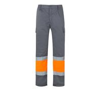 Velilla Homme 157_08/19_m Pantalon D'utilité Professionnelle, Gris Et Orange Fluo, M EU